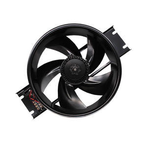 Ventilador Axial FZY 250/300 con Rodamiento de Bolas 6-D/8-D 380V/220V, Montaje en Pared, Gabinete de Enfriamiento de Extracción, Marco Negro, Frecuencia de 50Hz - Product Image 1