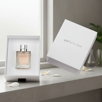 Coffret cadeau cosmétique d'huiles essentielles de luxe pour femmes, parfum liquide et fragrance, emballage élégant avec boîte à tiroir coulissant personnalisée