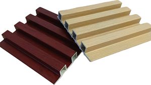 Panneaux muraux en WPC de forme carrée, imperméables, écologiques, de différentes tailles et couleurs, surfaces texturées pour la décoration murale intérieure - Product Image 6