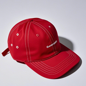 Gorra de Béisbol Deportiva Roja Personalizada, Ajustable, Transpirable, de Tela Común, para Deportes al Aire Libre de Verano, con Visera - Product Image 1