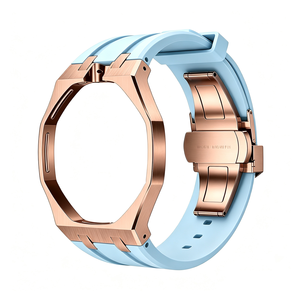 Kit Modifica Cassa Orologio in Acciaio Inossidabile e Cinturino in Gomma per Swatch AP Royal Pop - Bracciale per Swatch AP Royal Pop - Product Image 1