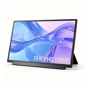จอแล็ปท็อปแบบพกพาขนาด 15.6 นิ้ว FHD 1080P Ultra-Slim IPS แบบสองจอ พร้อมพอร์ต Type-C สำหรับ PC <span class=keywords><strong>MAC</strong></span> และโทรศัพท์ - Product Image 1