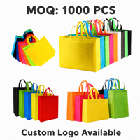 Logo personnalisé non tissé sac réutilisable écologique Shopping épicerie fourre-tout laminé durable promotionnel emballage cadeau poignée grand