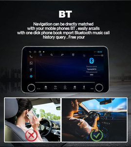 Borda android navegação grande tela 10.25 polegadas, universal máquina navegador tela única eixo máquina veículo jogar - Product Image 5