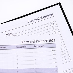 2026 A5 Leather Agenda <b>Planner</b> Organizer Yearly Calendar Journal Sewing Binding <b>A4</b> PU Cover Daily Diary Notebook Printed Style - Product Image 3