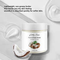 Huile de noix de coco naturelle, 120g, hydratant, organique, sans échantillon, crème de beurre corporel, parfumé, étiquette privée