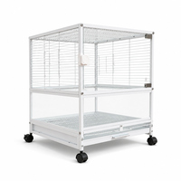 Vente directe usine OEM : Cage à oiseaux confortable à une, deux ou trois couches pour l'élevage de perroquets, en matériaux bruts de première qualité, très demandée.