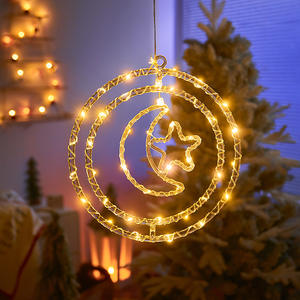 Guirlande <span class=keywords><strong>lumineuse</strong></span> LED <span class=keywords><strong>pour</strong></span> fenêtre, lumières décoratives <span class=keywords><strong>pour</strong></span> la maison, alimentées par batterie, <span class=keywords><strong>pour</strong></span> noël - Product Image 5