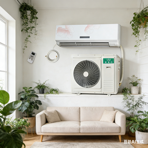 Nouvelle conception de climatiseur mural mini-<span class=keywords><strong>split</strong></span> à fréquence fixe R410A 50Hz 60Hz T3, 3,5 ch, 2,5 tonnes, de bonne qualité - Product Image 2