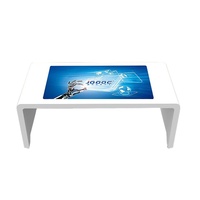 Table intelligente interactive à écran tactile LCD de 43 pouces pour café et restaurant Multitouch et équipement publicitaire étanche