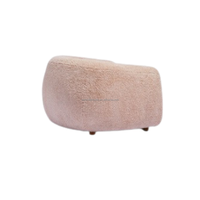 Fauteuil simple au design moderne et nouveau, canapé rembourré avec dossier