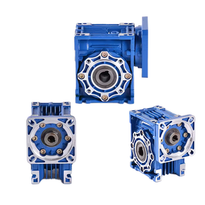 NEMA17 OEM Otomasyon Ekipmanları Sonsuz Dişli Kutusu Kendinden Kilitli NMRV Şanzıman Flanş Montajlı İçi Boş Mil 5:1~100:1 Oranı - Product Image 1