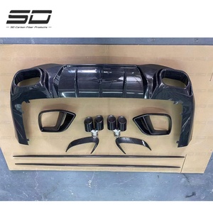 Kit de cuerpo de fibra de carbono completamente seco estilo B de alta calidad difusor trasero para <span class=keywords><strong>Mercedes</strong></span> <span class=keywords><strong>AMG</strong></span> GT63 - Product Image 3