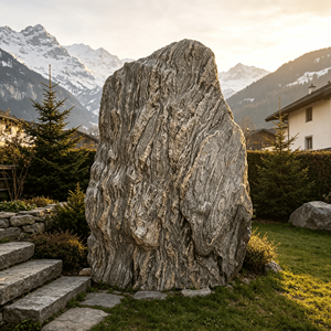 Pierre naturelle veinée, roche paysagère, grande pierre décorative pour jardin vertical, pour aménagement extérieur, parc, entrée de villa. - Product Image 3
