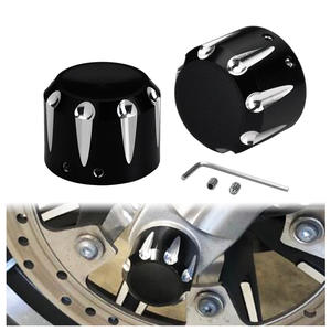 Pièces de moto, cache-axe Raindrop, adapté à la modification du cache-axe avant Harley, cache décoratif, cache-axe CNC - Product Image 4