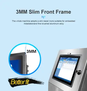 Ip65 <span class=keywords><strong>VANDAL</strong></span>-<span class=keywords><strong>proof</strong></span> Win7/8/10 Linux tất cả trong một màn hình cảm ứng nhúng 15.6 inch mở khung Android 9 bảng điều khiển công nghiệp PC - Product Image 6