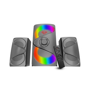 Haut-parleur de karaoké avec subwoofer 5,25 pouces à affichage LED multicolore, amplificateur, système de haut-parleurs multimédia pour cinéma maison - Vente flash - Product Image 1