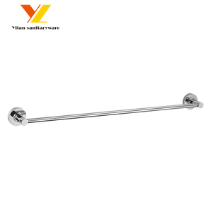 Portasciugamani Moderno da Parete per Hotel, Villa, Appartamento, in <span class=keywords><strong>Ottone</strong></span> con Finitura Cromata/Nero Opaco, Gancio Singolo per <span class=keywords><strong>Asciugamani</strong></span> - Product Image 3