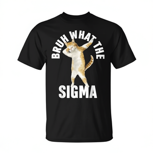 T-Shirt Unisex con Grafica di Gatti, Manica Corta, Collo Tondo, in Cotone, Casual, Promozionale - Product Image 3