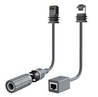 Gen3 RJ45 Starlink Cable extensión RJ45 conectores hembra diseñados para Starlink V3 Dishy y enrutador Starlink Accesorios