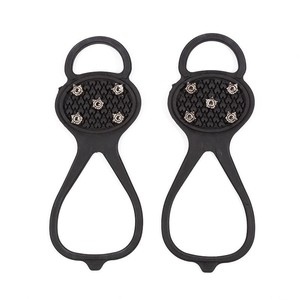 Anti Slip Shoe Covers With 8 Tooth Crampons For Winter Hiking Outdoor Use One Size Silicone Material - Product Image 5