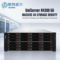 Penyimpanan Massal R4300 G6 28LFF 52SFF Drive Bays PCIe Gen5 Daya Redundan Skalabilitas Tinggi Server Penyimpanan 4U