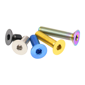 Titanio svasato <span class=keywords><strong>testa</strong></span> piatta esagonale viti bulloni colorati per moto elettrica bicicletta RC modello M3 M4 M5 M6 M8 - Product Image 5