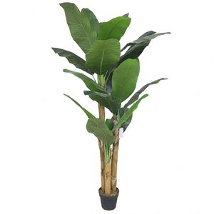 Bananes artificielles en plastique écologiques de haute qualité pour une utilisation en intérieur/extérieur, taille personnalisable - Décoration pour la maison et le jardin - Product Image 1