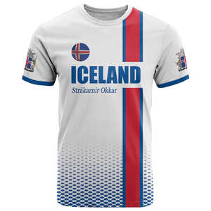 2025 Ijsland Nationale Dag Trots Mannen T-Shirt Promotionele Korte Mouwen Ronde Hals Top Slanke Geweven Ijslandse Onafhankelijkheidsdag - Product Image 3
