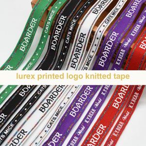 Colorful Silicone Knitted Printed Nylon Polyester <b>Webbing</b> Tape - Product Image 4