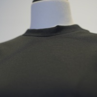 Robe longue ample sans manches en mélange de lyocell pour femme, col rond minimaliste, couleur unie noire, robe décontractée