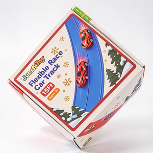 Flexible Bendable Race Car Track <b>Toy</b> Set with Pull Back Mini Cars <b>Educational</b> Birthday Gift <b>Toy</b> for <b>Kids</b> Boys Girls Age 3+ - Product Image 6