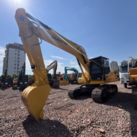 Excavadora Usada Komatsu PC200 de 20 Toneladas, Original de Japón, con Pocas Horas de Uso, Excavadora Hidráulica de Orugas Lista para Enviar