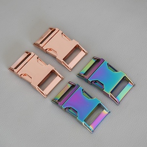 Gesper Multifungsi 25mm dari Paduan Logam Warna Rose <span class=keywords><strong>Gold</strong></span> yang Dapat Disesuaikan untuk Tas Pengaman, Kalung Anjing, Ekspor Segera - Product Image 3