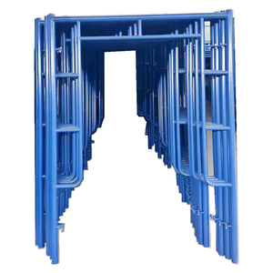 Échafaudage mobile en acier robuste de 6'7\" avec système de 42\", haute résistance, capacité de charge de 800 kg, échafaudage mural extérieur - Product Image 1