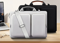 Maletín Portaordenador Portátil Coreano Simple y Duradero con Correa para el Hombro, Organizador de Viaje, Impermeable, para Tablets de 14 Pulgadas