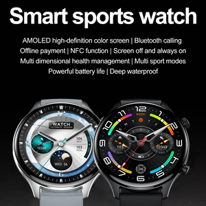 สมาร์ทวอทช์ AMOLED รุ่นบางเฉียบ ปี 2026 ระดับ IP68 ติดตามการออกกำลังกายสำหรับผู้ชายและผู้หญิง หน้าปัดขนาดใหญ่ ตรวจสอบสุขภาพ พร้อมเข็มทิศ รับสายได้ - Product Image 2
