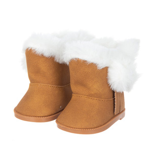 Venta caliente de alta calidad de invierno botas de felpa muñecas zapatos de juguete 18 pulgadas niña muñeca zapatos Accesorios - Product Image 5