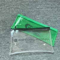 Sac de maquillage de voyage en vente chaude pour filles, emballage en plastique, sacs à fermeture éclair, logo personnalisé, sac à cosmétiques en PVC à fermeture éclair