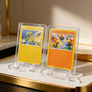 Premium UV Proof Acrylic Card Holder Removable Transparent Rigid <b>Display</b> Stand for TCG Other Gaming Cards - Product Image 2