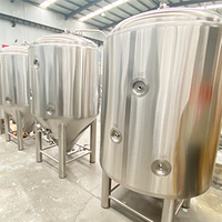 Fermenteur de kombucha 2BBL en acier inoxydable 304, système de fermentation de qualité commerciale pour les startups