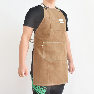 Tablier en toile cirée, pour artiste, barbier, <span class=keywords><strong>boulanger</strong></span>, menuisier, outil de travail - Product Image 1