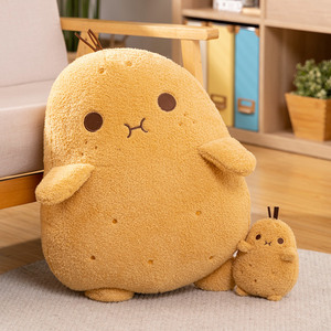 OEM/ODM juguetes <span class=keywords><strong>de</strong></span> peluche mayoristas lindo Squishy comida <span class=keywords><strong>de</strong></span> patata <span class=keywords><strong>de</strong></span> peluche muñeca personalizada para el hogar Oficina decoración peluches llavero para la venta - Product Image 3