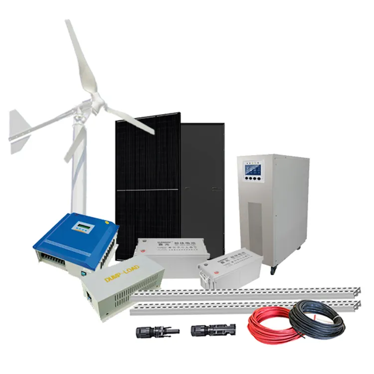 Turbina eólica de 3KW para uso doméstico, sistema de generación de energía eólica sin conexión a la red, para uso doméstico