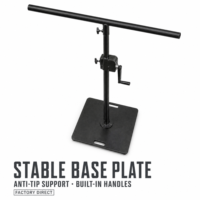 Support de treuil manuel en alliage d'aluminium 6082 pour extérieur, capacité de charge de 50 kg, conception modulaire, installation rapide pour l'éclairage de scène