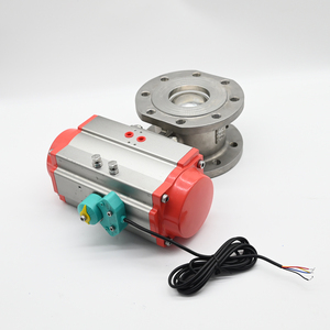 Jtaiv บอลวาล์วนิวเมติก WCB DN15-DN200บอลวาล์ว SS304 SS316การควบคุมพอร์ตเต็มรูปแบบบอลอิตาลีบางพร้อมแอคชูเอเตอร์นิวเมติก - Product Image 5