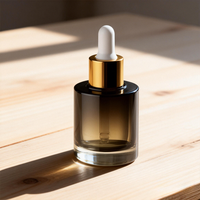 Vente Flash : Flacon compte-gouttes en verre vide personnalisé pour cosmétiques, nettoyants visage, huiles essentielles et parfums – 15ml, 30ml, 50ml, 100ml
