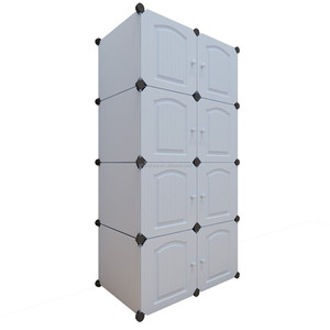 High Quality <strong>Plastic</strong> DIY Cloth <strong>Wardrobe</strong> - Product Image 1