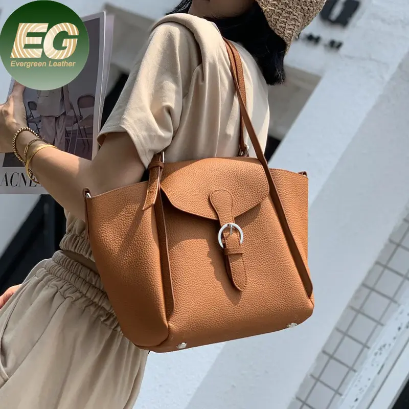 Emg6513 fashion waterproof designed logo Custom Shoulder Bags Women big luxury designer large woman Ladies Leather Tote Bag