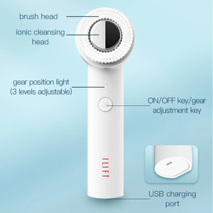 แปรงทำความสะอาดผิวหน้า <span class=keywords><strong>lumispa</strong></span> อัลตราโซนิกใหม่ล่าสุดอุปกรณ์ดูแลผิวแบบชาร์จไฟได้แปรงทำความสะอาดผิวหน้า - Product Image 5